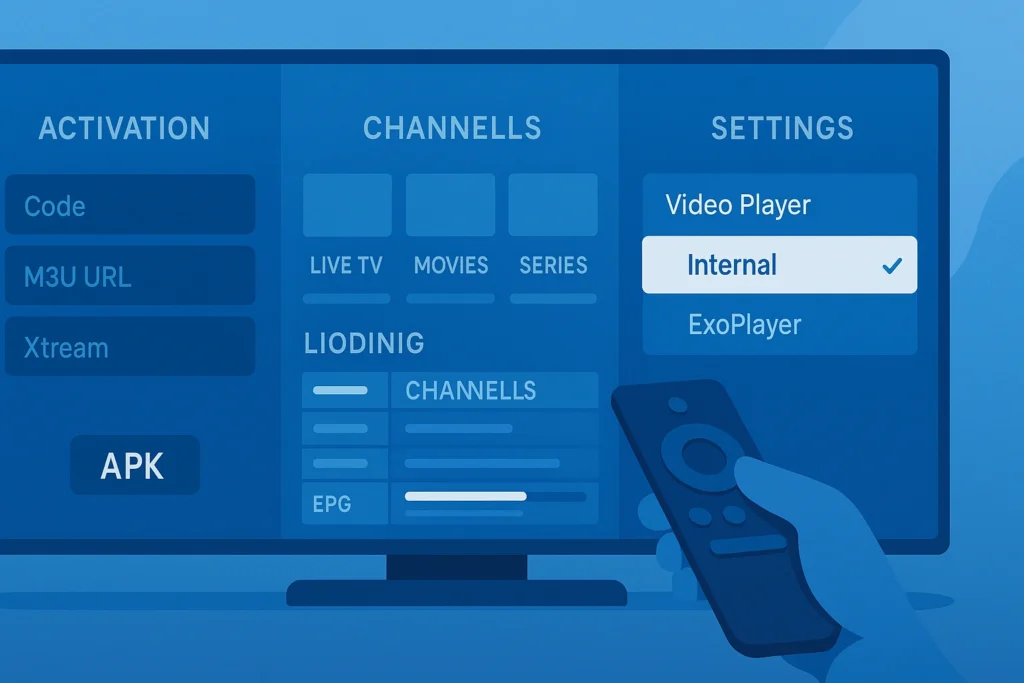 Meilleurs fournisseurs IPTV compatibles avec Iron-TV Pro