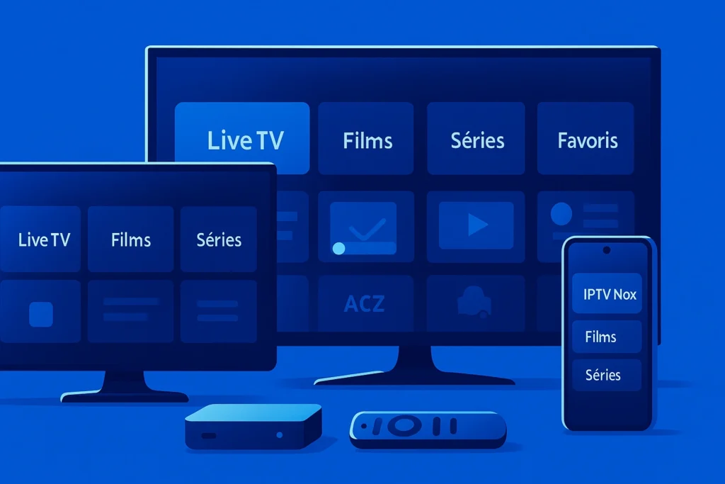 Appareils compatibles avec IPTV Nox